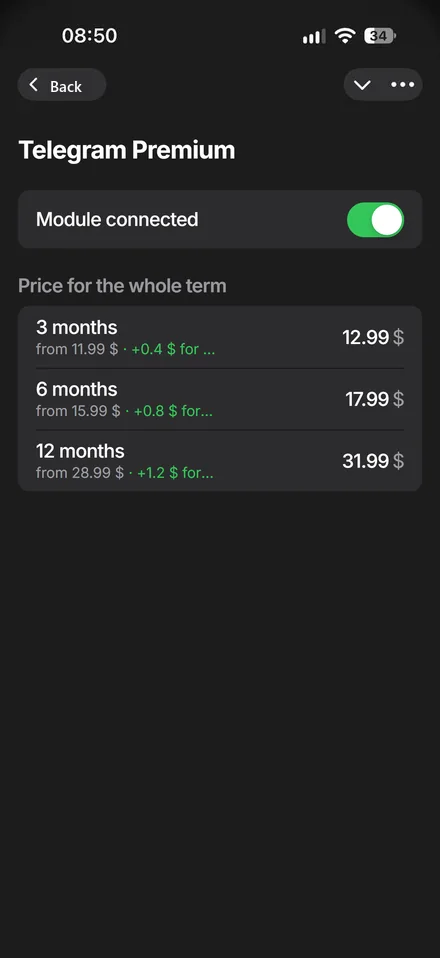 Your own prices